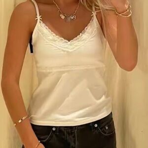 Brandy Melville lace tank top